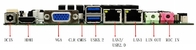 VGA HDMI LVDS EDP ミニ ITX 薄型マザーボード Intel IOTG Elkhart Lake J6412 CPU