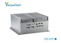 MIS-8705 Fanless箱のパソコン ボードはI7 3520M CPU二重ネットワーク10シリーズ6 USBを取付けた