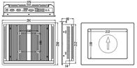 1枚のPCのタッチ画面I3 I5 I7 UシリーズCPUのマザーボードで完全に産業IPPC-1002T 10.4」