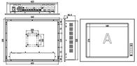 IPPC-1701T 17&quot;は産業PCのタッチ画面のモニター1スロット サポートI3 I5 I7デスクトップCPUを伸ばした