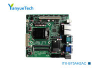 ITX-B75AH2ACのマザーボード ギガバイト小型ITX Intel PCH B75破片10 COM 12 USB PCIスロット