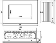 IPPC-0708TW 7&quot;広くScreenFanlessのタッチ画面のPC 4USの6つの世代別UシリーズCPU二重ネットワーク2の一連