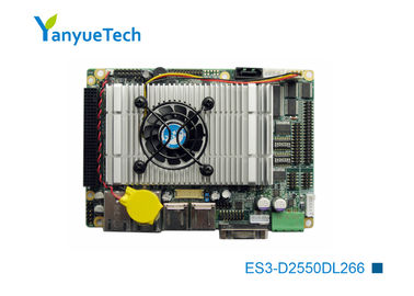 Intel® D2550 CPU 2LAN 6COM 6USB PCI-104の上にはんだ付けされるES3-D2550DL266 Sbcのシングル・ボード