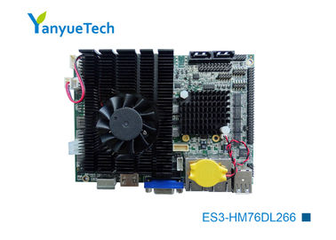 ES3-HM76DL266 3.5"マザーボード/シングル ボード コンピュータのIntel CPU HM76の破片2LAN 6COM 6USB