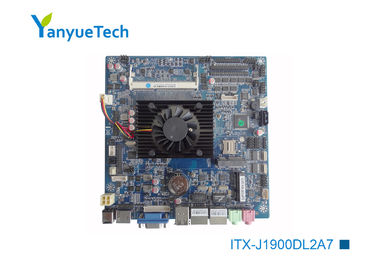 ITX-J1900DL2A7産業PC Intel J1900 CPU 10 COMの上にはんだ付けされる小型ITXマザーボード